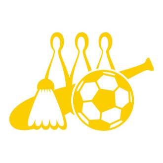 Sticker mural jeux de plage