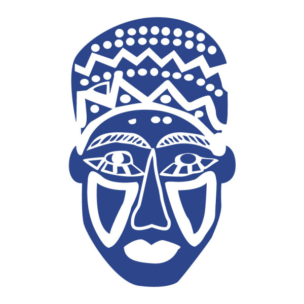 Sticker masque africain