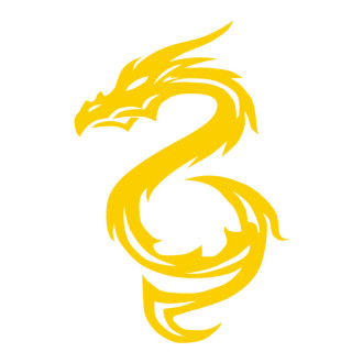sticker autocollant dragon