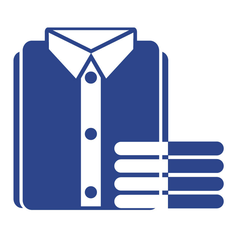 Sticker mural chemises