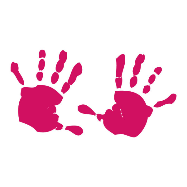 Sticker empreintes de mains