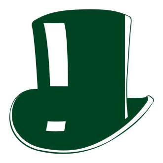 Sticker mural adhésif Haut de forme