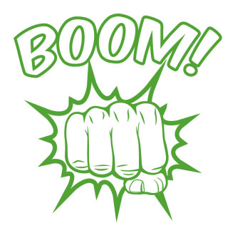 Sticker bulle "BOOM"