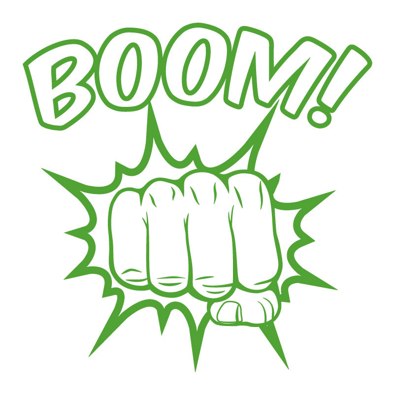 Sticker bulle "BOOM"