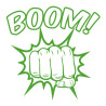 Sticker bulle "BOOM"