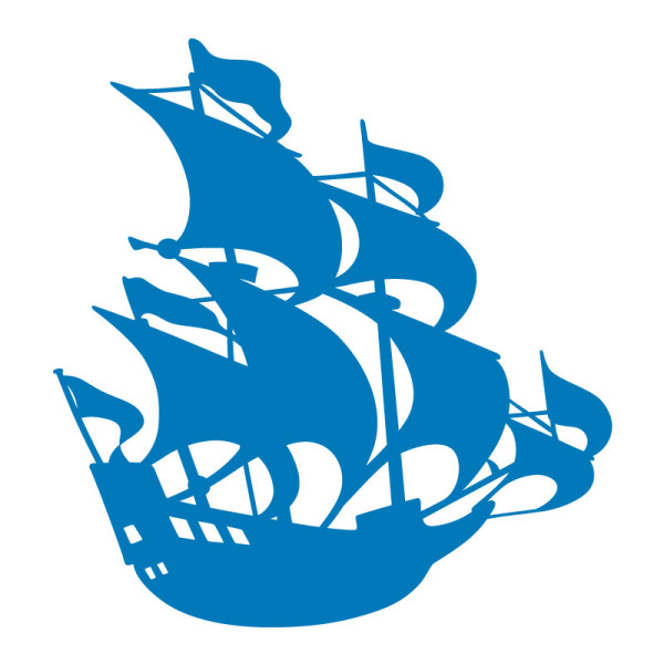 sticker décoration murale bateau ancien