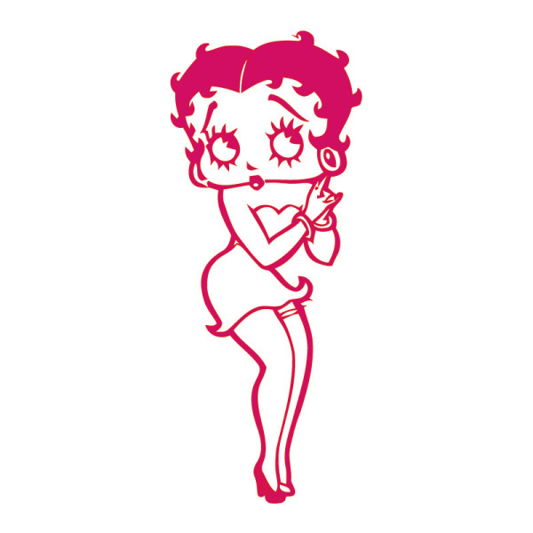Sticker décoration Betty Boop