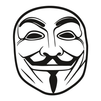 Sticker adhésif Anonymous