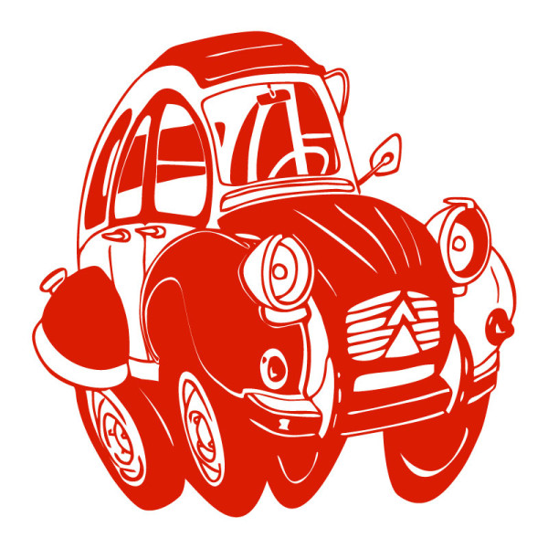 sticker Deudeuche rigolote