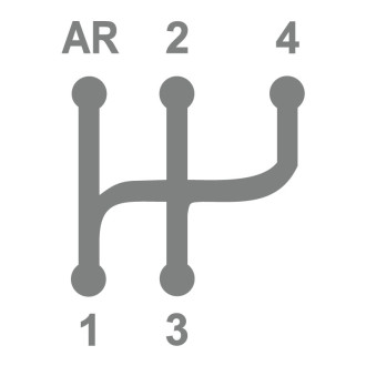 Autocollant vitesses 2cv