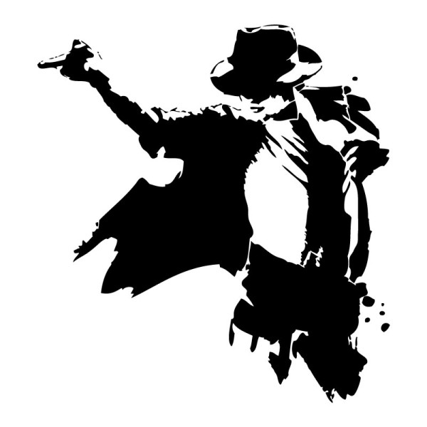 Sticker mural Michael Jackson