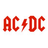 Sticker adhésif AC DC