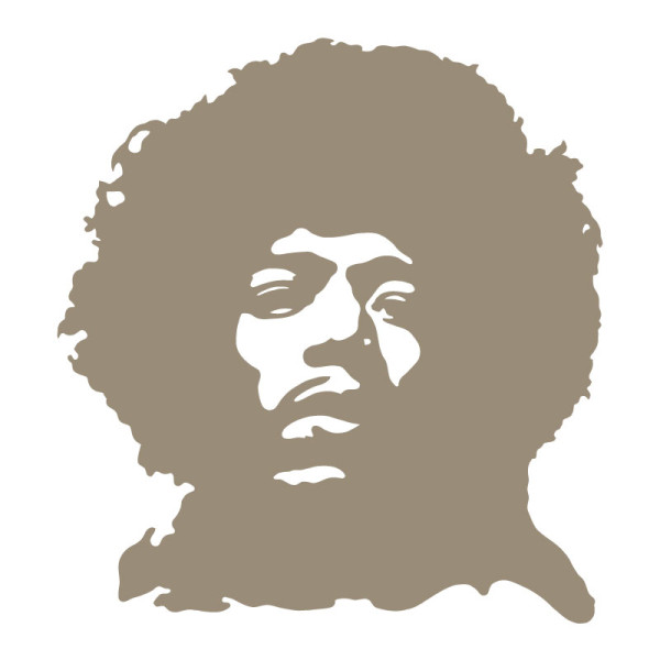 Sticker vinyle Jimmy Hendrix