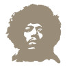 Sticker vinyle Jimmy Hendrix