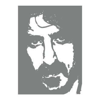 Sticker décoration Franck Zappa