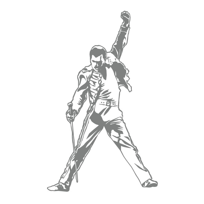 Sticker mural Freddy Mercury