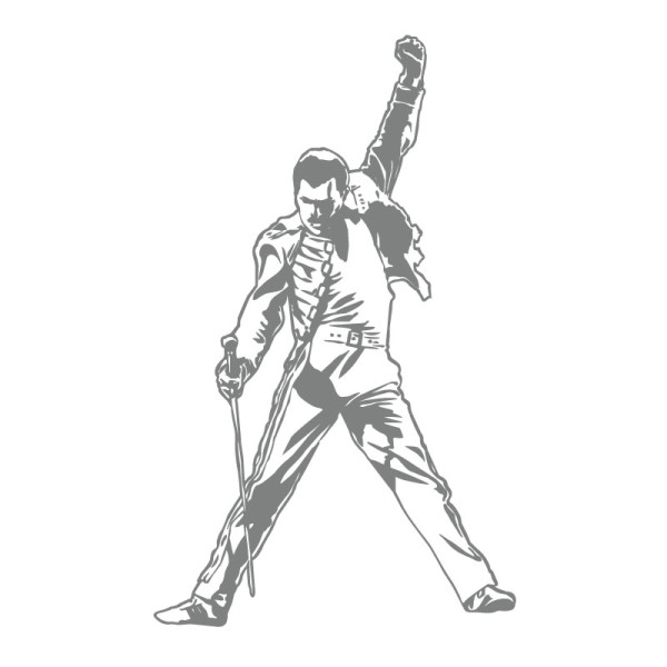 Sticker mural Freddy Mercury