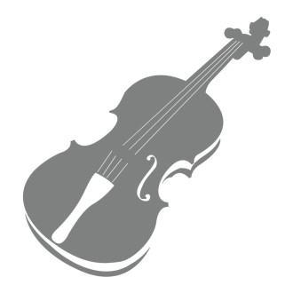 Sticker déco adhésive violon