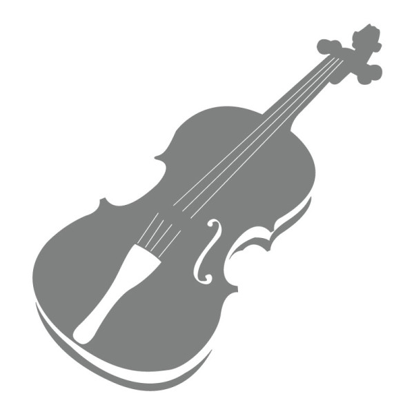 Sticker déco adhésive violon