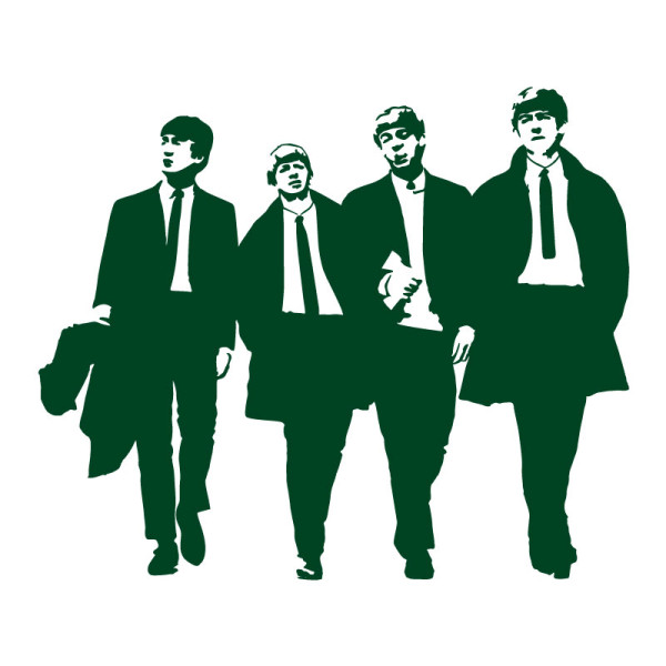 Sticker décoration The Beatles band