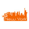 Sticker mural New York