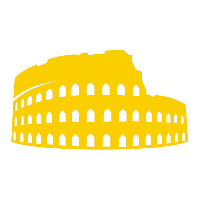 Sticker autocollant colisée Rome