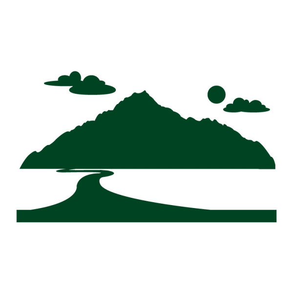 Déco adhésive paysage montagne