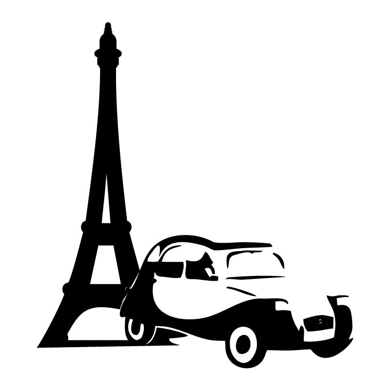 Sticker décoration Tour Effeil