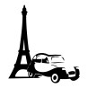 Sticker décoration Tour Effeil