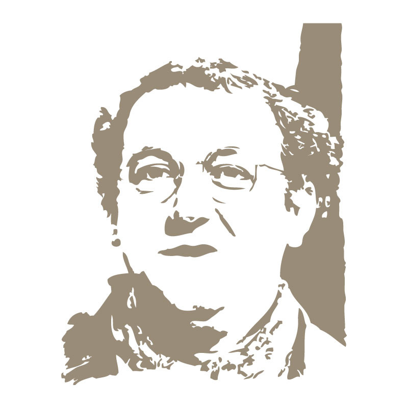 Sticker Visage Coluche