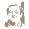 Sticker Visage Coluche