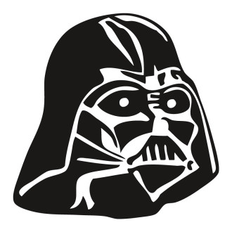 sticker masque Dark Vador