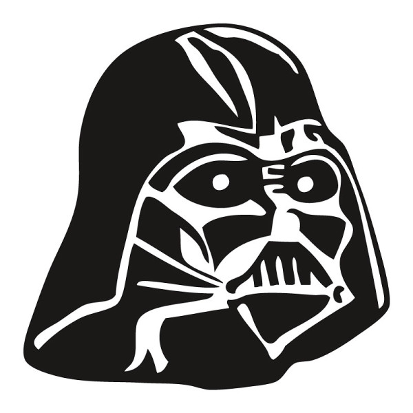 sticker masque Dark Vador