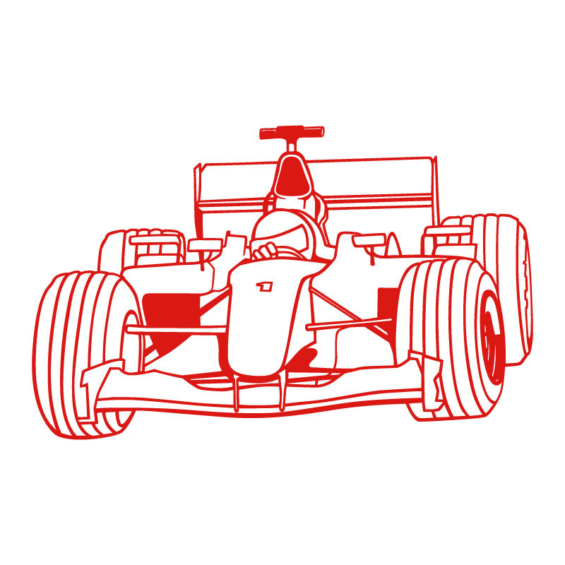 Sticker autocollant Formule 1