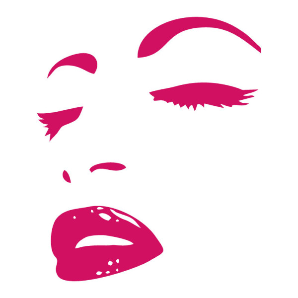Sticker décoration visage femme