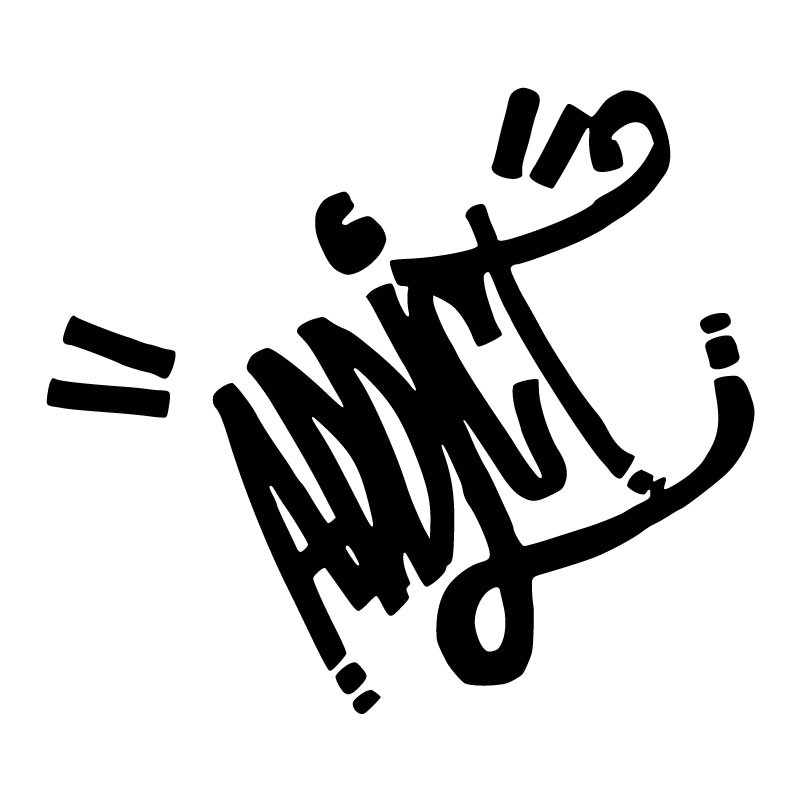 Sticker vinyle tag addict