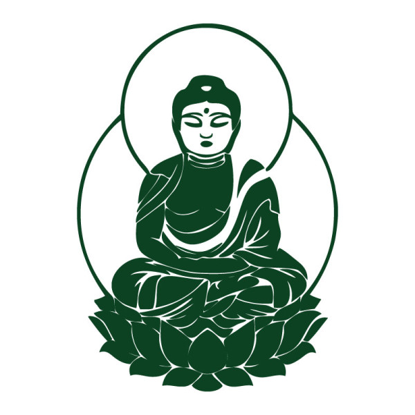 Sticker mural Boudha