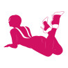 Sticker sexy jeune femme en maillot de bain