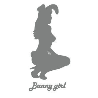 Sticker déco Bunny Girl