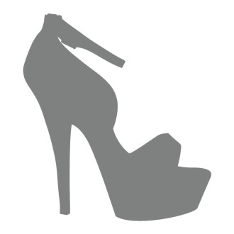 Sticker mural talon haut