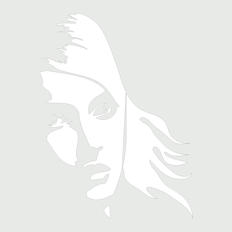 sticker visage femme