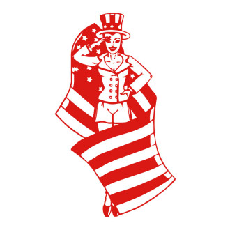 Sticker Miss América