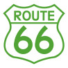 Sticker logo route 66