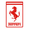 Sticker adhésif logo Ferrari