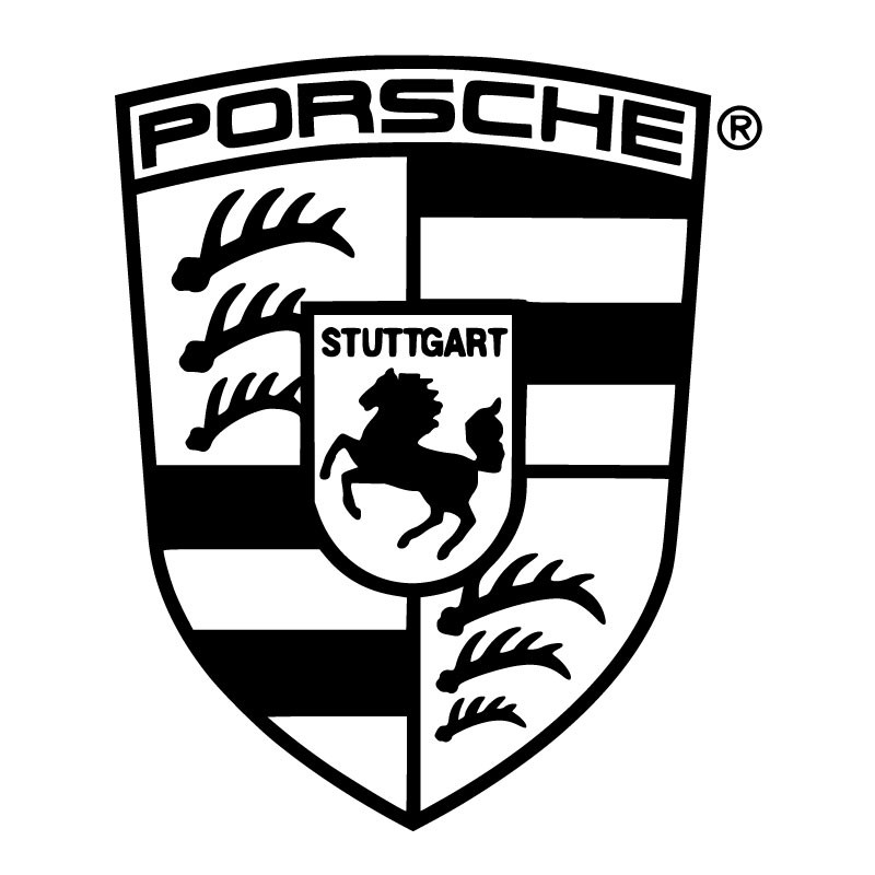 Sticker adhésif Logo Porsche