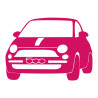 Sticker autocollant Fiat 500