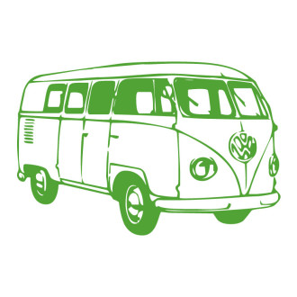 sticker mural combi WV