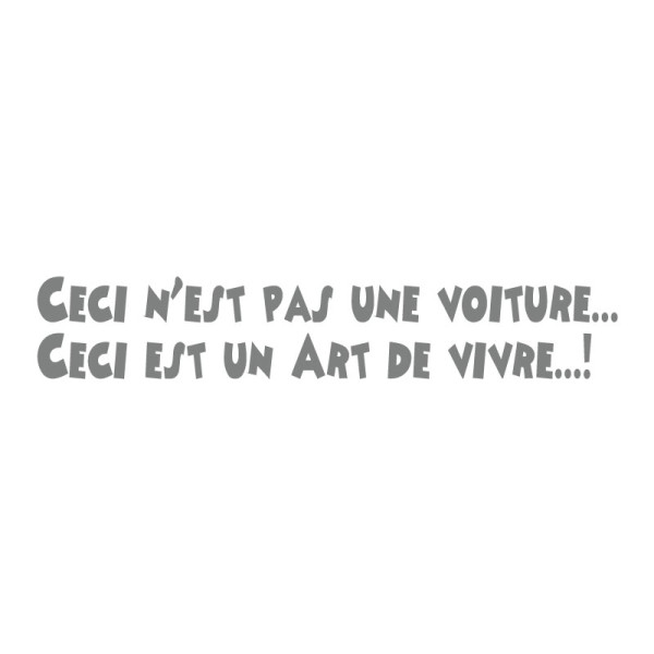 sticker slogan 2cv
