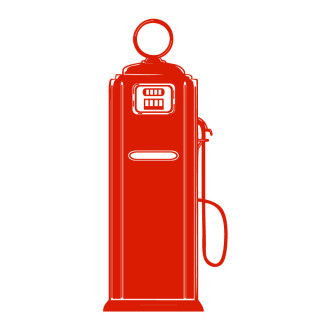 Sticker Pompe essence route 66