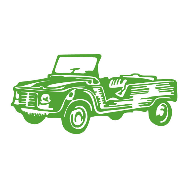 Sticker vinyle citroen Mehari